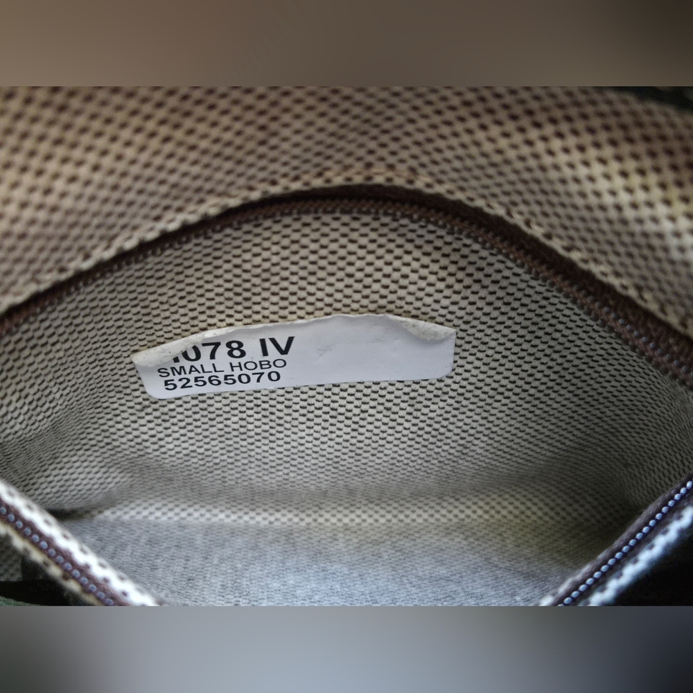 Dooney & Bourke Black and Gray Hobo Bag - Picture 10 of 14